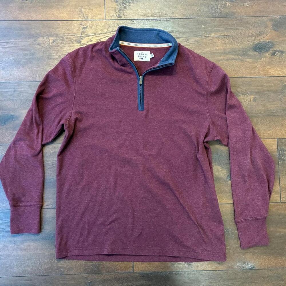 The normal brand burgundy quarter